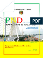 Programme Pluriannuel Des Actions Prioritaires Du PND 2022 2026