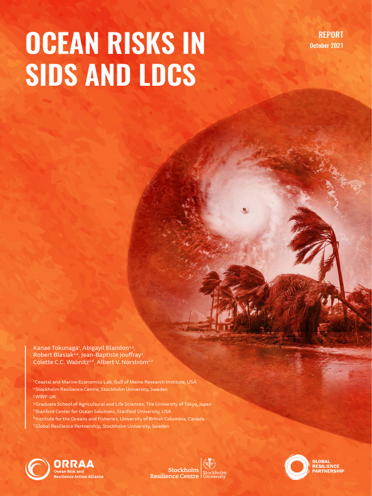 ORRAA Ocean Risks | PDF | Climate Change | Sea Level Rise