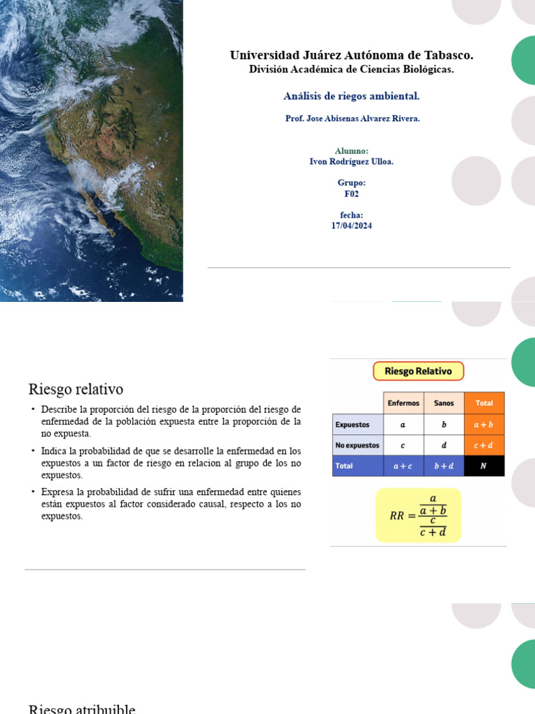 Riesgo Relativo y Riesgo Absoluto PDF Cáncer