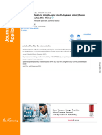 Optical Bandgap of Single - and Multi-Layered Amorphous Germanium Ultra-Thin Films, Pcifici, 2016