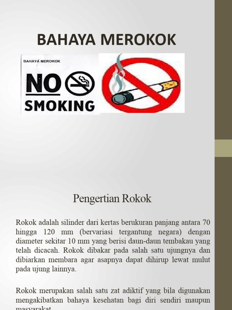 Bahaya Merokok | PDF