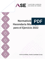 Normatividad Hacendaria Municipal2022