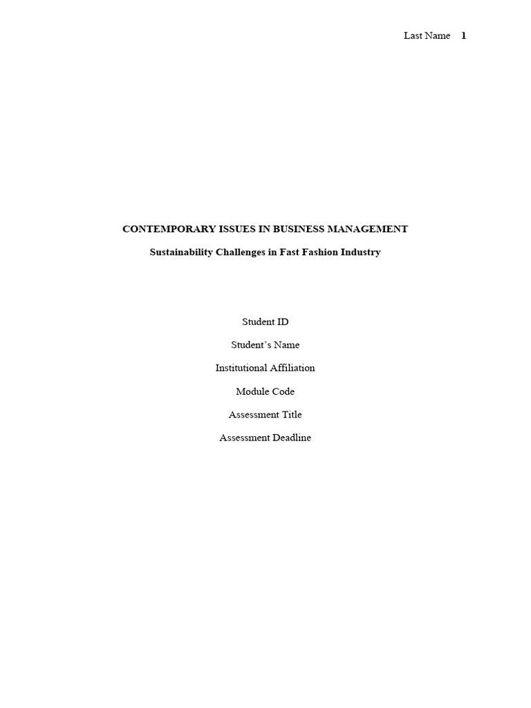 Sustainability Challenges In Fast Fashion Industry Pdf Fashion