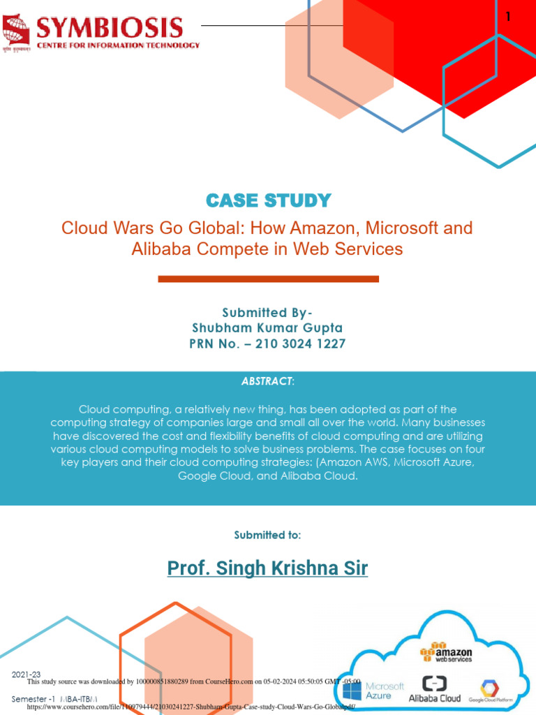 Cloud Wars: Amazon vs. Microsoft vs. Google | PDF | Amazon Web Services ...