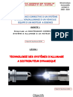 ETUDIER LES SYSTEMES D ALLUMAGE A DISTRIBUTEUR part 1