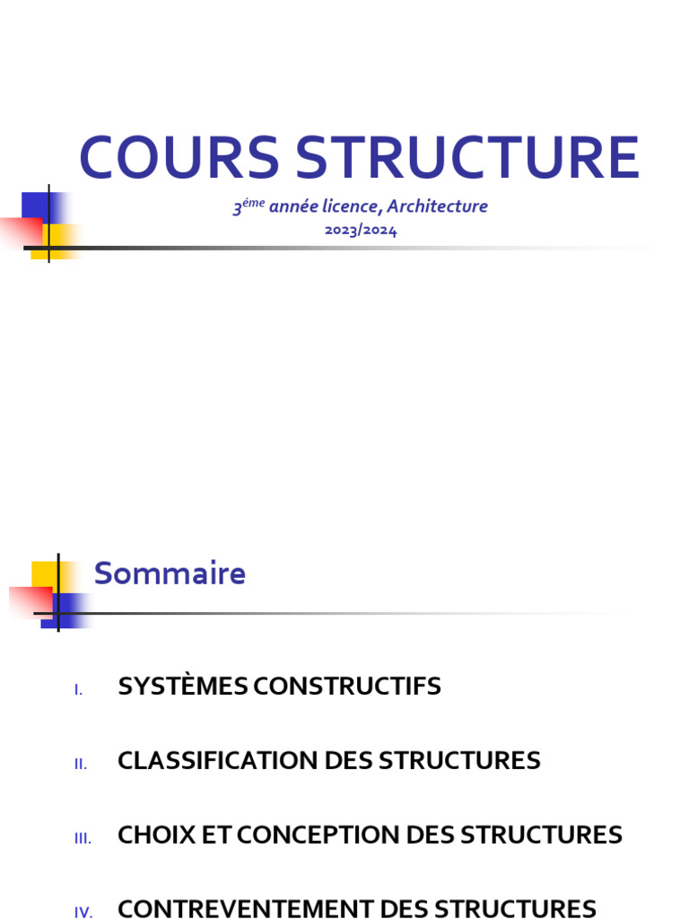 Conception et classification des structures | PDF | Fondation ...