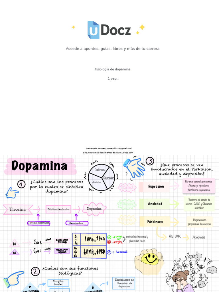 Dopamina 347541 Downloadable 5736810 | PDF | Dopamina | Neuroquímica
