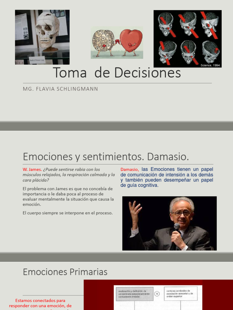 Marcador Somático en Decisiones | PDF | Las emociones | Toma de decisiones