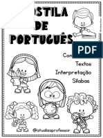 Apostila Português Textos e Sílabas - Parte Gratuita @atualizaprofessor