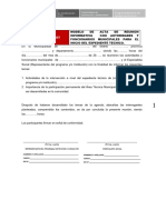 Formato 1 Modelo acta de reunion autoridades y funcionarios