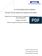 Parraga - Diseno de Un Luxometro Para La Medida de Fuentes de Luz Para Endoscopia