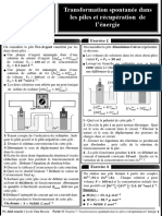 Série Chapitre 7 Transformation Spontanée Dans Les Piles Et Récupération de L'énergie BIOF 2024