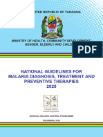 2020 TZ National Guidelines For Malaria Treatment - 220618 - 121216