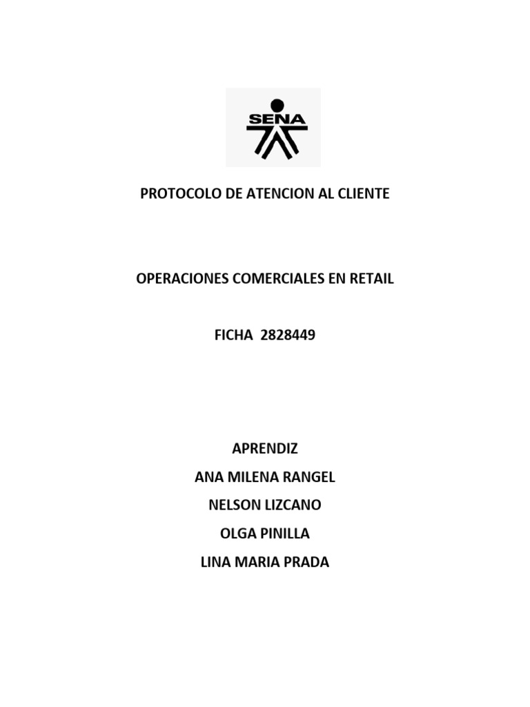 Protocolo de Atención al Cliente en Retail | PDF | Marketing | Servicio ...