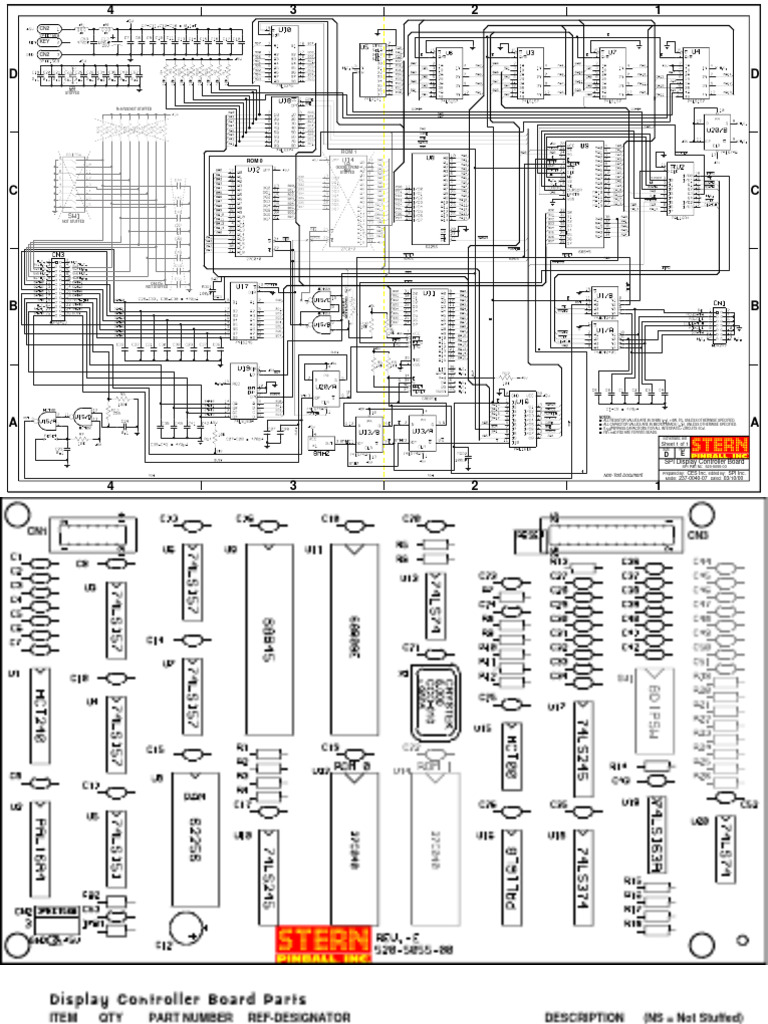 SPI Display Controller Schematic | PDF | Rectifier | Electricity