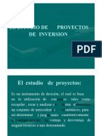 Estudio de Proyecto de Inversion