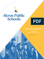 Akron Public Schools Transition Report