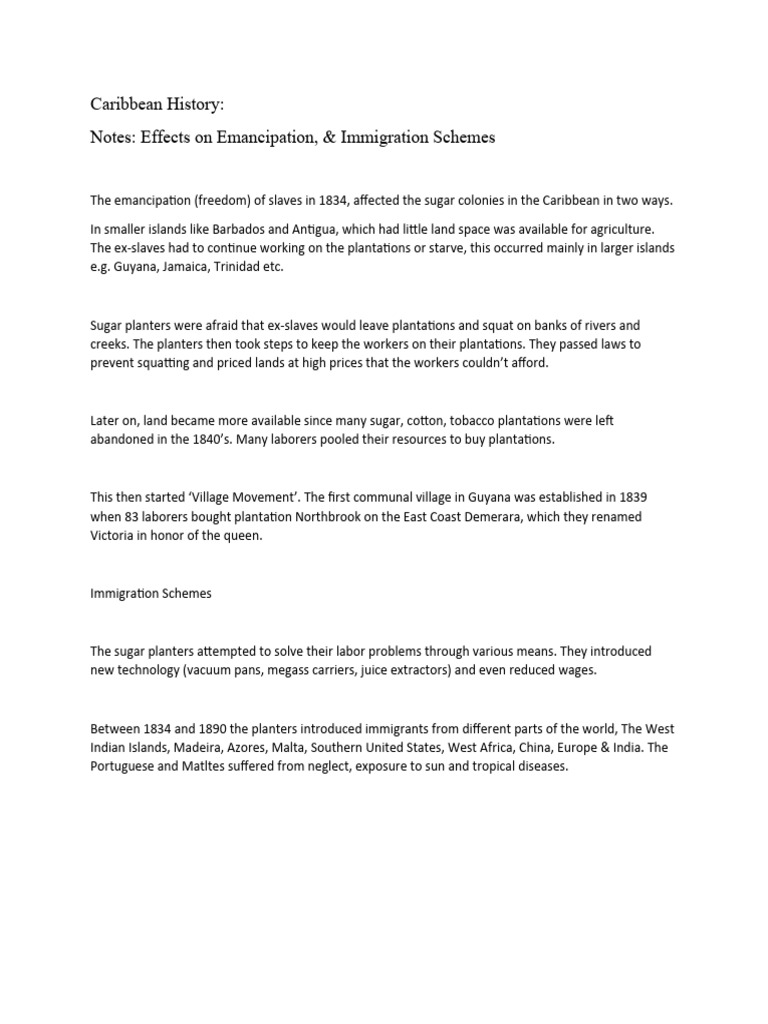 Caribbean History PDF