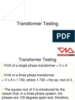 Transformer Testing