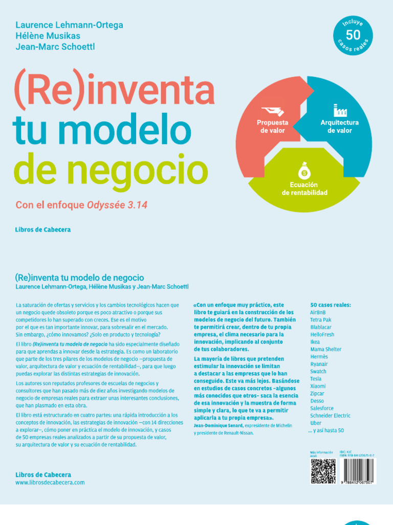 Capitulo Gratis Reinventa Tu Modelo de Negocio | PDF | Innovación ...