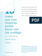 Cosas Que Una Empresa Puede Hacer Con Los Weblogs: (Y 1 Cosa Que No Debería Hacer Nunca)