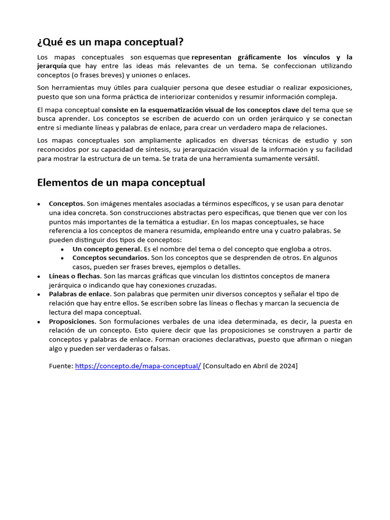 Qué Es Un Mapa Conceptual | PDF
