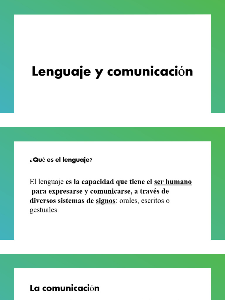 Tipos y funciones del lenguaje humano | PDF | Comunicación ...