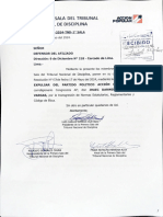 Resolución de la primera sala del Tribunal Nacional de Disciplina contra el congresista Darwin Espinoza