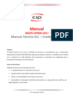 MAPX-OP068-2017 - Manual Técnico SLC - Credenciadores