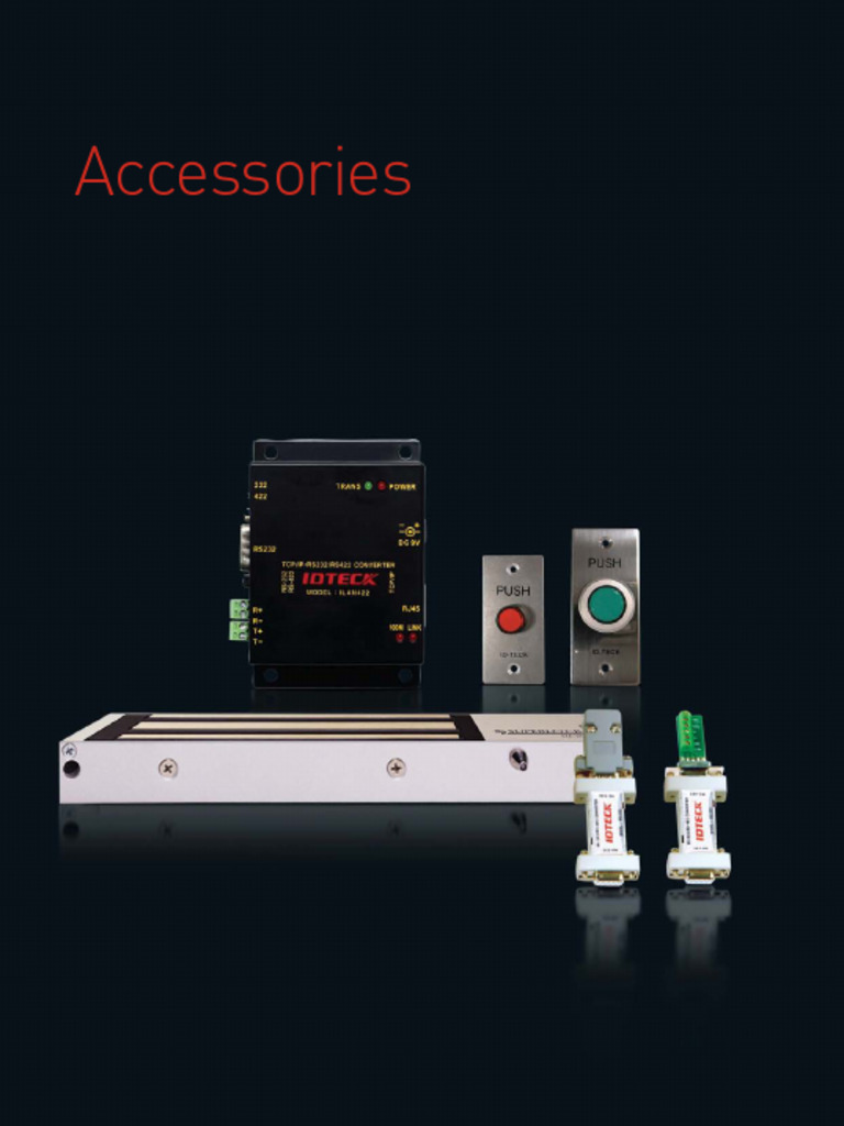 RFID & Biometric Accessory Guide | PDF | Door | Access Control