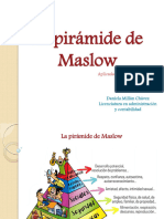 La Pirámide de Maslow