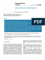 EAI Endorsed Transactions: Music Recommendation Based On Facial Emotion Recognition