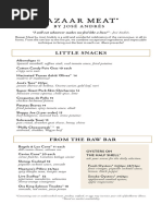 Bazaar Meat Menu Highlights | PDF | Salad | Foods