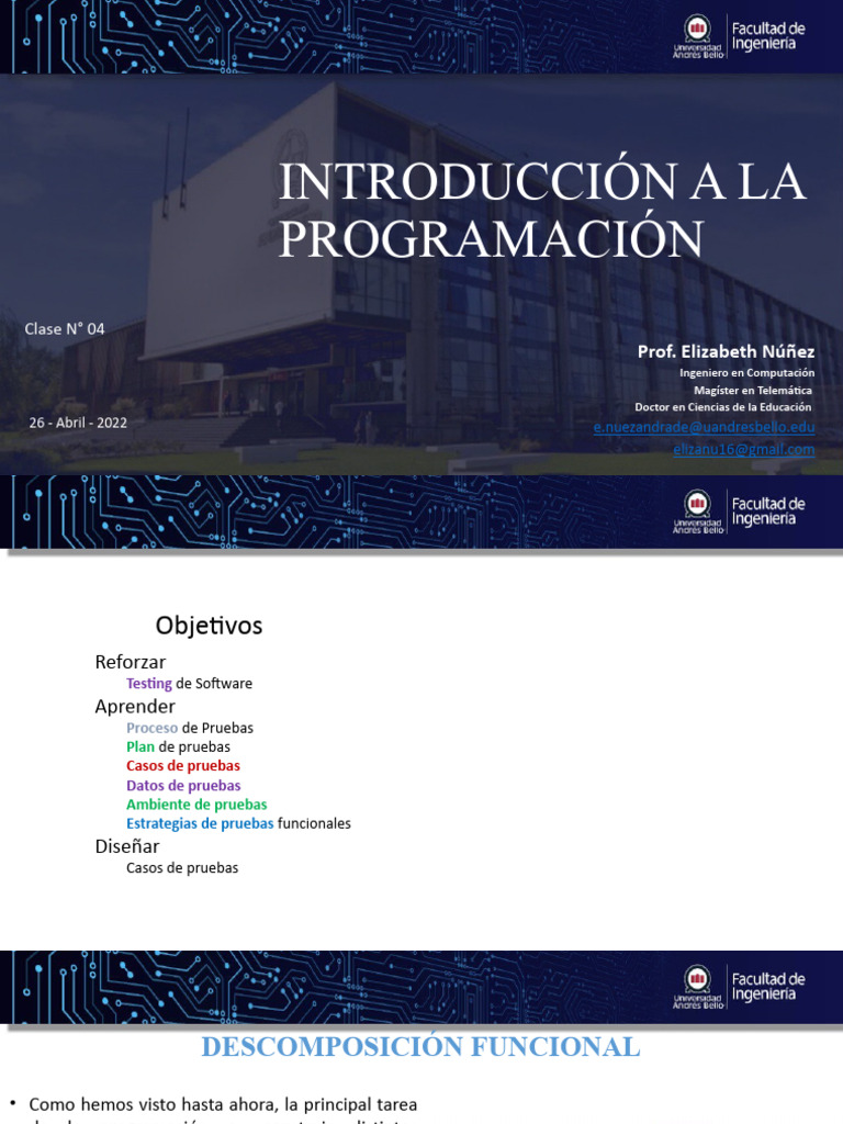 Clase 3 26 04 22 Pdf Programa De Computadora Programación