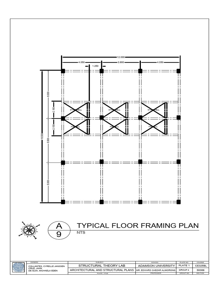 Floor Framing Plan | PDF | Home & Garden