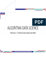 Pertemuan 3 - Algoritma Data Science