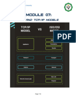 Module 7 OSI AND TCP IP MODELS