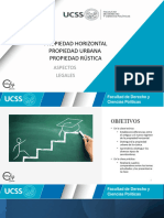 Clase 2 - Propiedad Horizontal, Urbana y Rural, Servidumbre