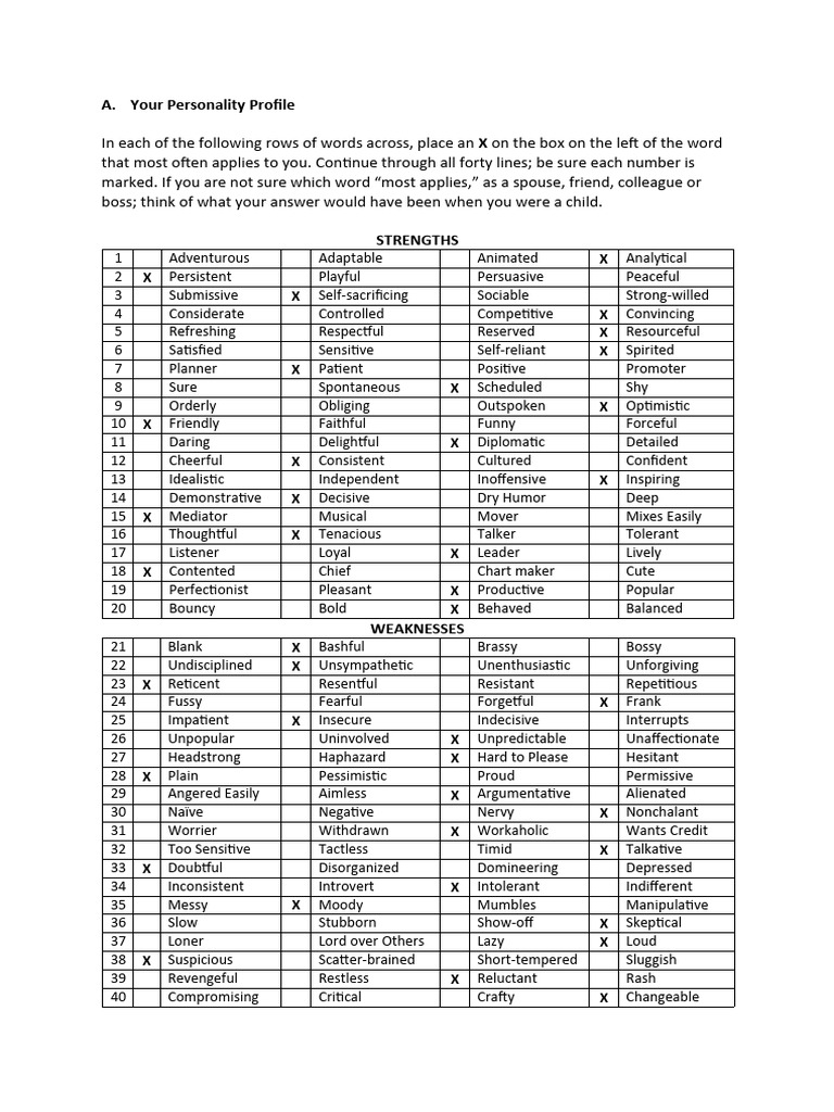Temperaments Test Pdf Scientific Theories Psychological Theories