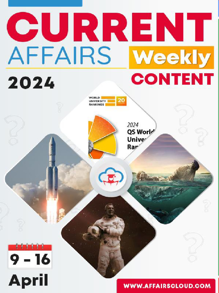 Current Affairs Weekly Content PDF April 2024 2nd Week | PDF | Tax Treaty