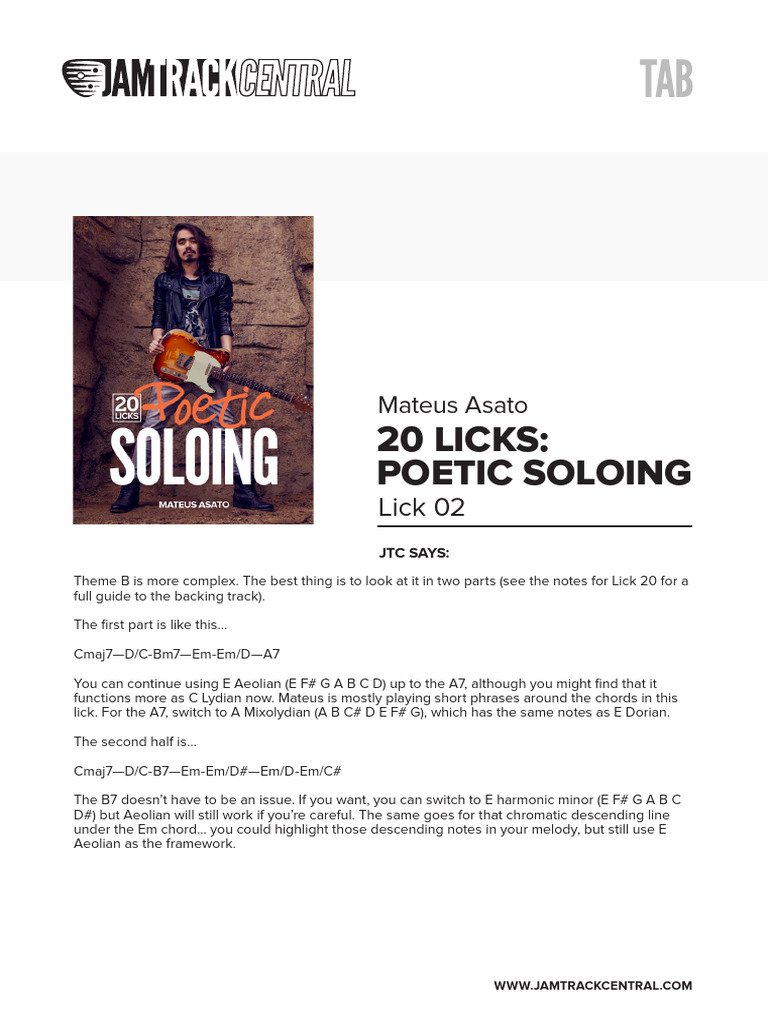 Ma poeticsoloing lick02 tab pdf harmony pitch music 