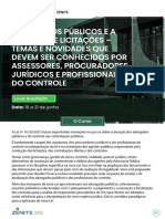 CURSO - ADVOGADOS PUBLICOS E A NOVA LEI DE LICITAÇÕES