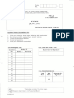 PSLE Science 2017 Booklet B