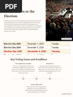 Introduction To The Election
