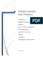 SPANISH VOCAB PHRASES (Edited)