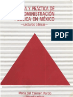 Teoria y Práctica de La Administración Pública en México