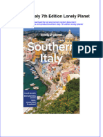 Full Ebook of Southern Italy 7Th Edition Lonely Planet Online PDF All Chapter