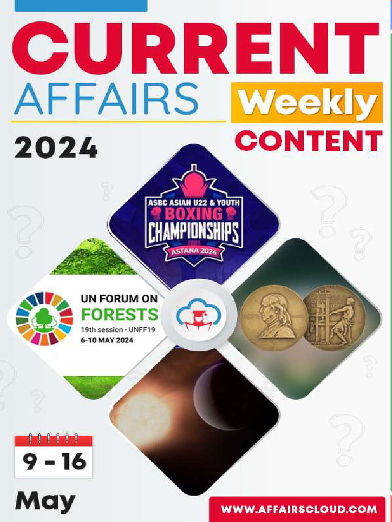 Current affairs weekly content pdf may 2024 2nd week by affairscloud