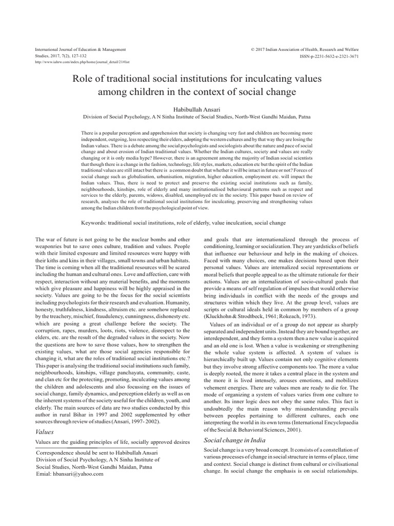 role-of-traditional-social-institutions-pdf-family-grandparent