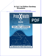 Full Ebook of Prep X Math Vol I 1St Edition Sandeep Srivastava Online PDF All Chapter